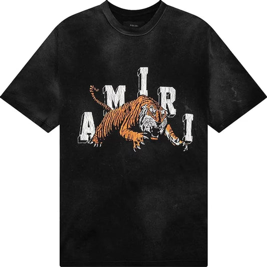 Amiri Vintage Tiger Tee 'Black'