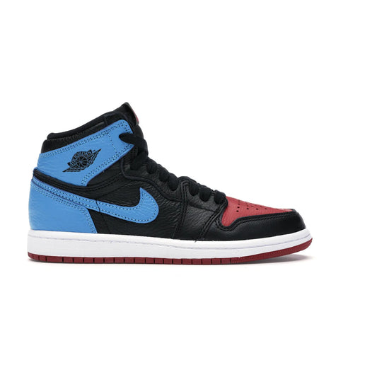 Jordan 1 High Black Dark Powder Blue