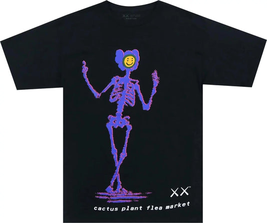 KAWS x Cactus Plant Flea Market T-shirt Black