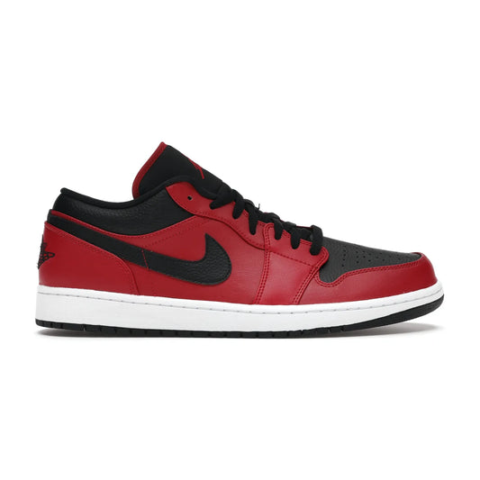 Jordan 1 Low Reverse Bred Pebbled Swoosh